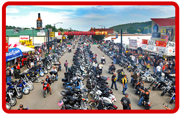 Daytona Bikeweek Vendor space.